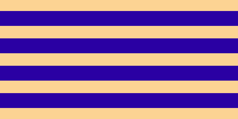 #2a00a3, #fcd393 horizontal lines, forty-two pixels wide, fifty pixels apart