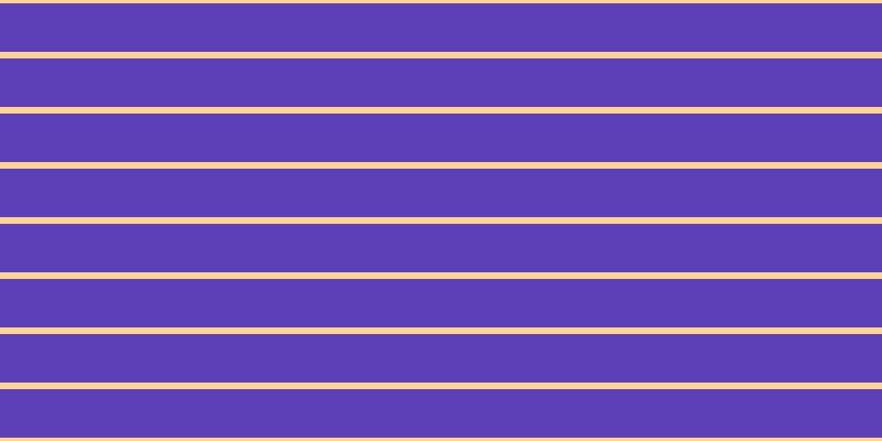#2a00a3 (75%), #fcd393 horizontal lines, six pixels wide, forty-four pixels apart