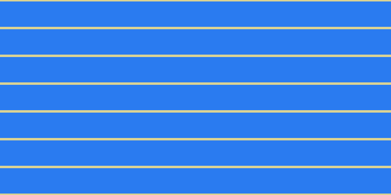 #2a7bf0, #dbd393 horizontal lines, five pixels wide, fifty-two pixels apart