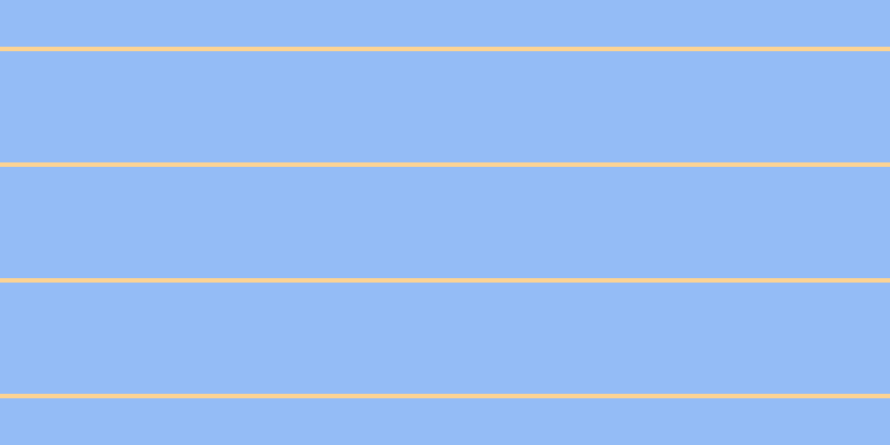 #2a7bf0 (50%), #fcd393 horizontal lines, four pixels wide, one hundred pixels apart