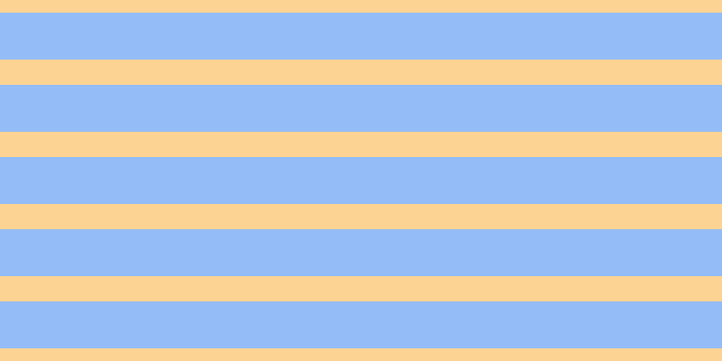 #2a7bf0 (50%), #fcd393 horizontal lines, twenty-eight pixels wide, fifty-two pixels apart