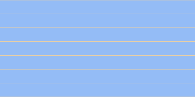 #2a7bf0 (50%), #fcd393 horizontal lines, two pixels wide, fifty-five pixels apart