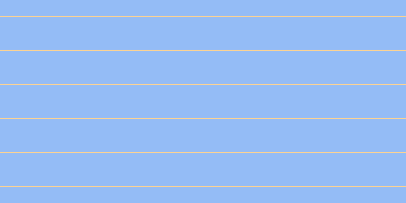 #2a7bf0 (50%), #fcd393 horizontal lines, two pixels wide, sixty-five pixels apart