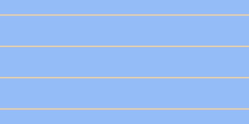 #2a7bf0 (50%), #fcd393 horizontal lines, four pixels wide, ninety-seven pixels apart