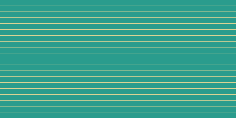 #2a9c8d, #dbd393 horizontal lines, two pixels wide, eighteen pixels apart