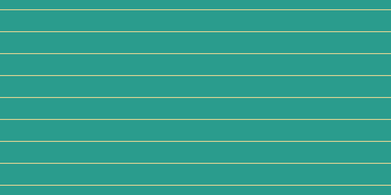 #2a9c8d, #dbd393 horizontal lines, two pixels wide, forty-three pixels apart
