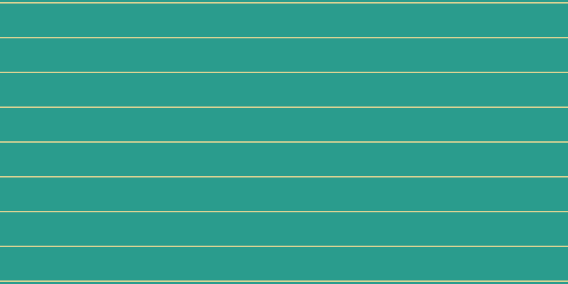 #2a9c8d, #dbd393 horizontal lines, two pixels wide, forty-seven pixels apart