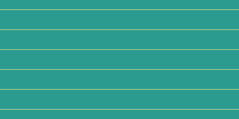 #2a9c8d, #dbd393 horizontal lines, two pixels wide, sixty-five pixels apart