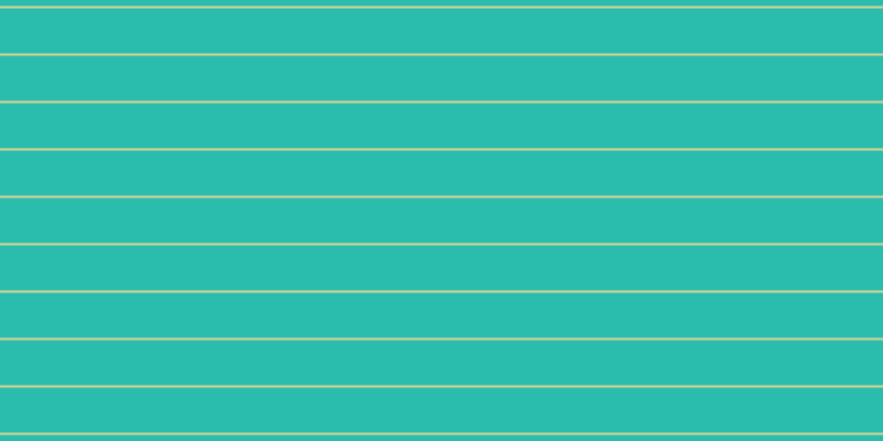 #2abdae, #dbd393 horizontal lines, two pixels wide, forty-one pixels apart