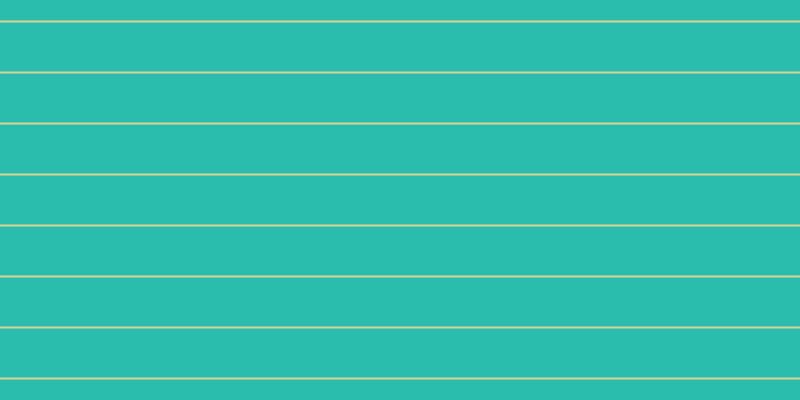 #2abdae, #dbd393 horizontal lines, two pixels wide, forty-nine pixels apart