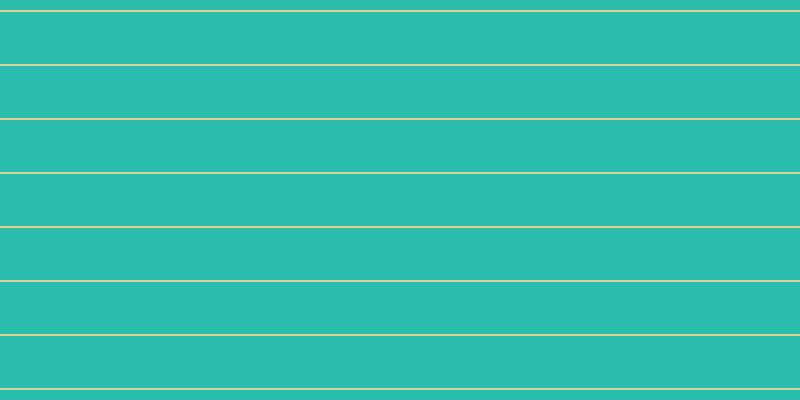 #2abdae, #dbd393 horizontal lines, two pixels wide, fifty-two pixels apart