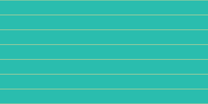 #2abdae, #dbd393 horizontal lines, two pixels wide, fifty-five pixels apart