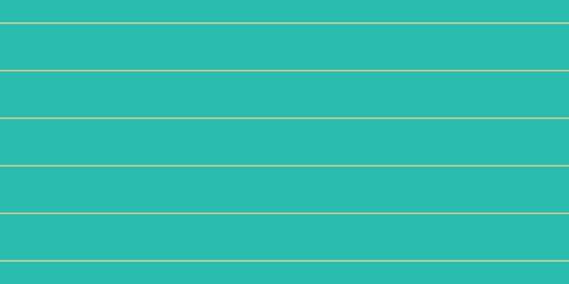 #2abdae, #dbd393 horizontal lines, two pixels wide, sixty-five pixels apart