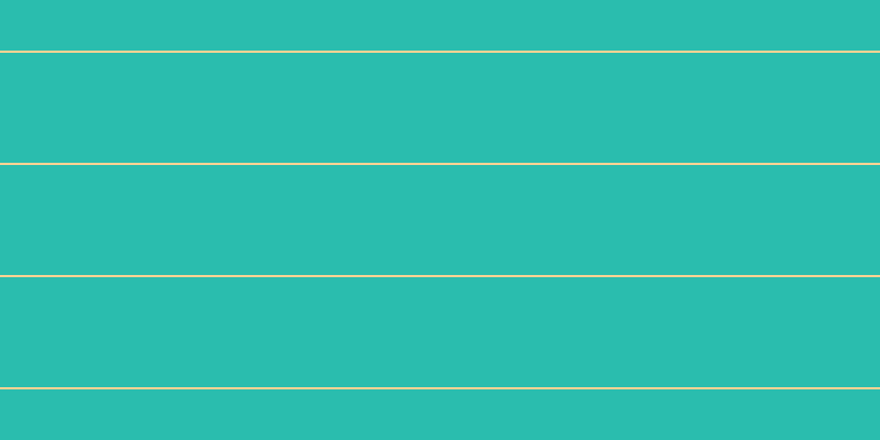 #2abdae, #fcd393 horizontal lines, two pixels wide, one hundred pixels apart