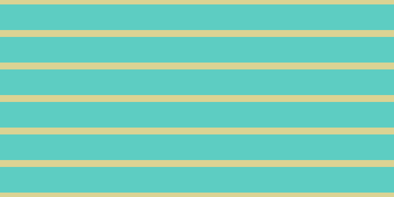 #2abdae (75%), #dbd393 horizontal lines, fourteen pixels wide, fifty-two pixels apart