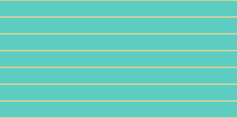 #2abdae (75%), #dbd393 horizontal lines, five pixels wide, fifty-two pixels apart
