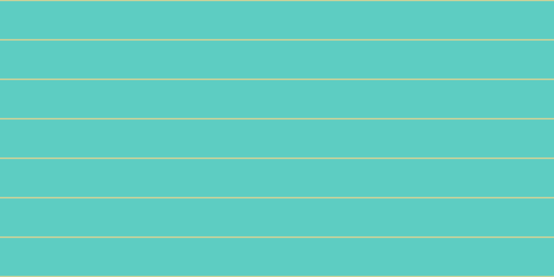#2abdae (75%), #dbd393 horizontal lines, two pixels wide, fifty-five pixels apart