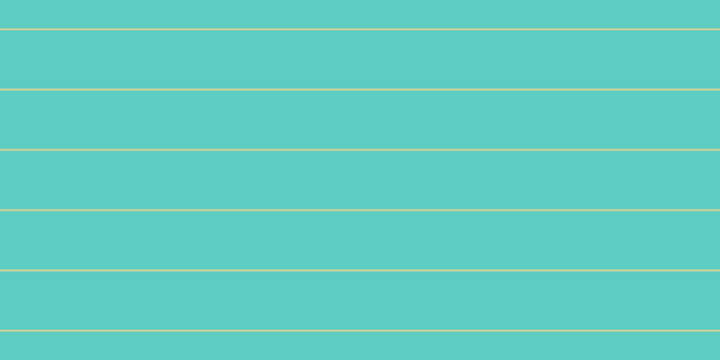 #2abdae (75%), #dbd393 horizontal lines, two pixels wide, sixty-five pixels apart