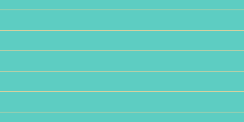 #2abdae (75%), #fcd393 horizontal lines, two pixels wide, sixty-five pixels apart