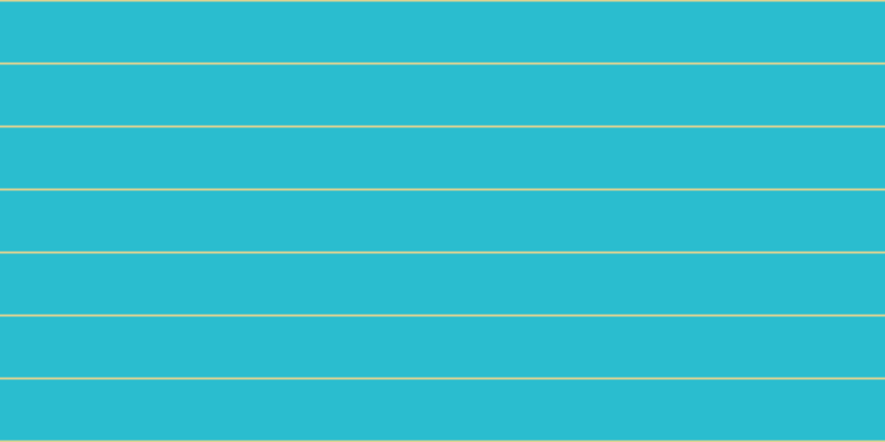 #2abdcf, #dbd393 horizontal lines, two pixels wide, fifty-five pixels apart