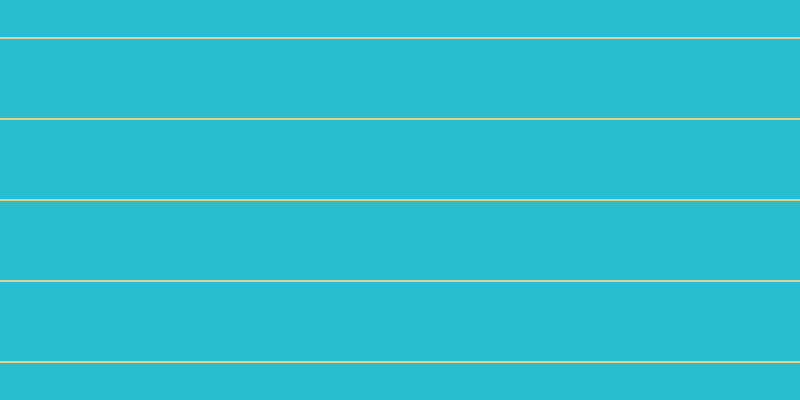 #2abdcf, #dbd393 horizontal lines, two pixels wide, seventy-nine pixels apart