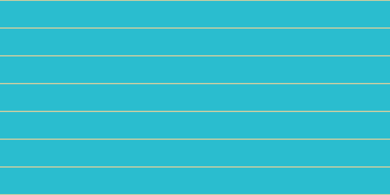 #2abdcf, #fcd393 horizontal lines, two pixels wide, fifty-five pixels apart