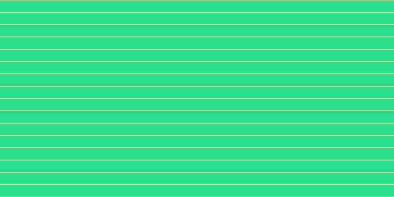#2ade8d, #dbd393 horizontal lines, two pixels wide, twenty-three pixels apart