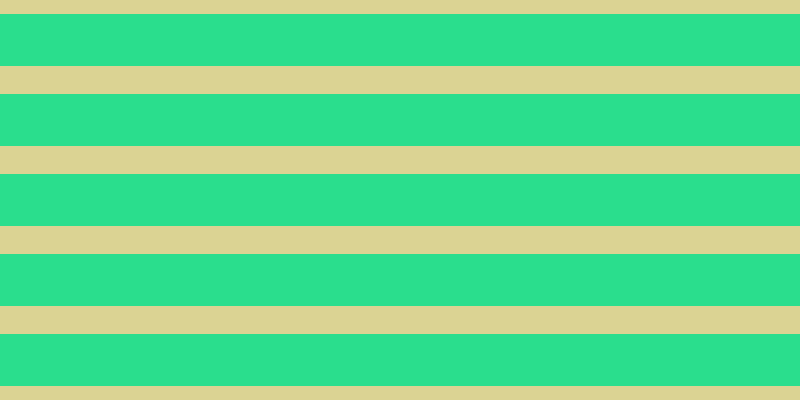 #2ade8d, #dbd393 horizontal lines, twenty-eight pixels wide, fifty-two pixels apart