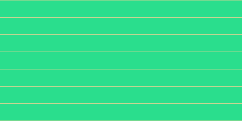 #2ade8d, #dbd393 horizontal lines, two pixels wide, fifty-five pixels apart