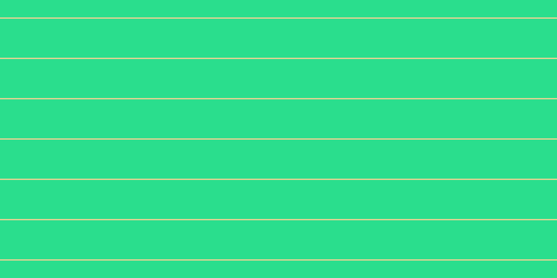 #2ade8d, #dbd393 horizontal lines, two pixels wide, fifty-six pixels apart