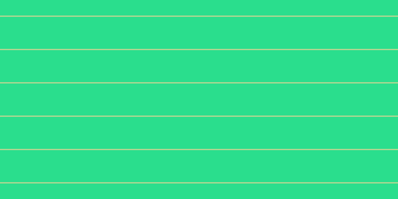 #2ade8d, #dbd393 horizontal lines, two pixels wide, sixty-five pixels apart