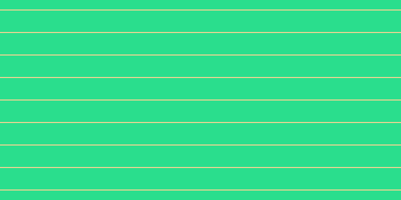 #2ade8d, #fcd393 horizontal lines, two pixels wide, forty-three pixels apart