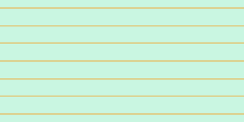 #2ade8d (25%), #dbd393 horizontal lines, six pixels wide, fifty-two pixels apart