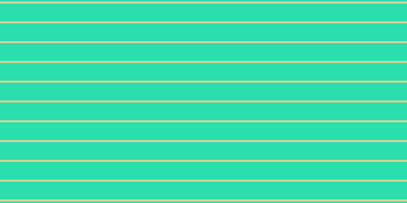 #2adeae, #dbd393 horizontal lines, four pixels wide, thirty-five pixels apart