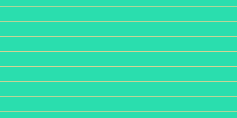 #2adeae, #dbd393 horizontal lines, two pixels wide, forty-nine pixels apart