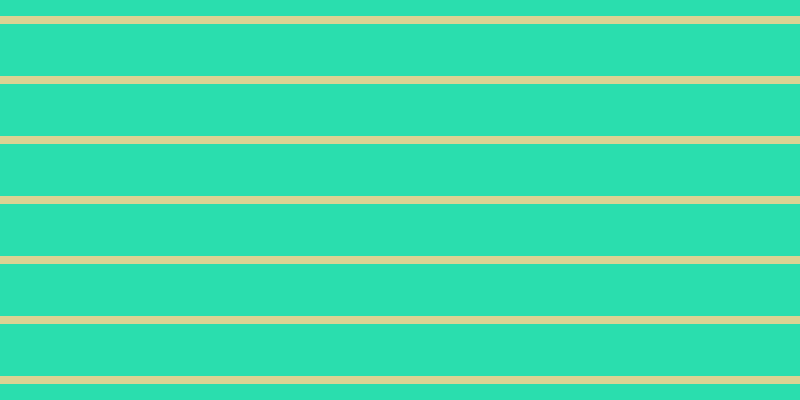 #2adeae, #dbd393 horizontal lines, eight pixels wide, fifty-two pixels apart