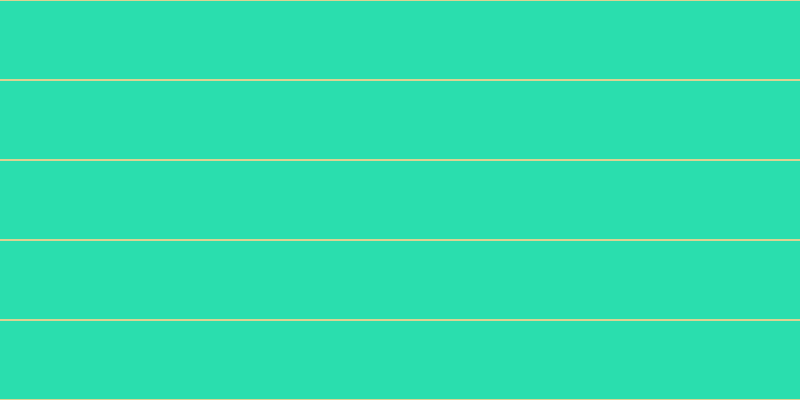 #2adeae, #dbd393 horizontal lines, two pixels wide, seventy-eight pixels apart