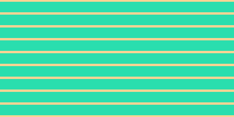#2adeae, #fcd393 horizontal lines, eight pixels wide, thirty-six pixels apart