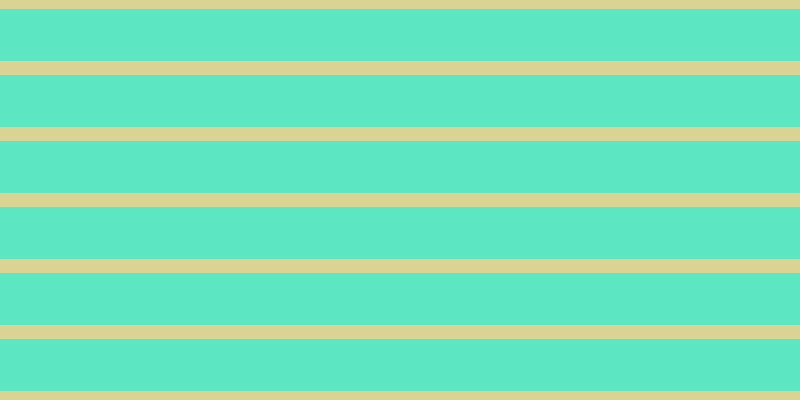 #2adeae (75%), #dbd393 horizontal lines, fourteen pixels wide, fifty-two pixels apart