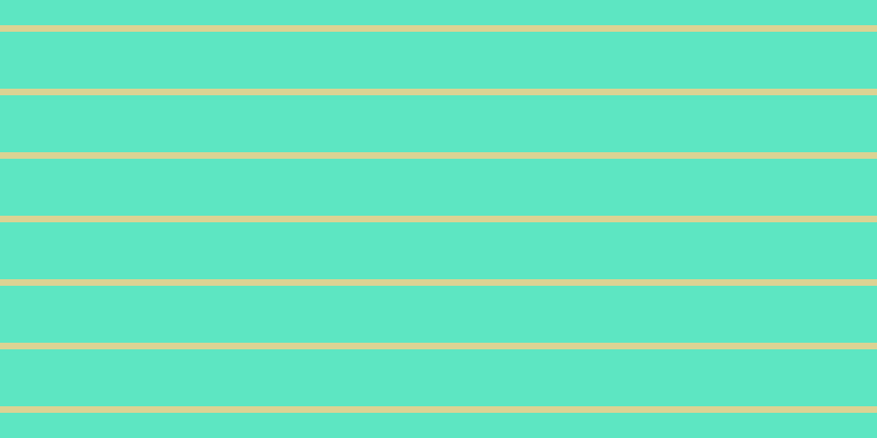 #2adeae (75%), #dbd393 horizontal lines, six pixels wide, fifty-two pixels apart