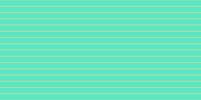 #2adeae (75%), #fcd393 horizontal lines, two pixels wide, twenty-three pixels apart