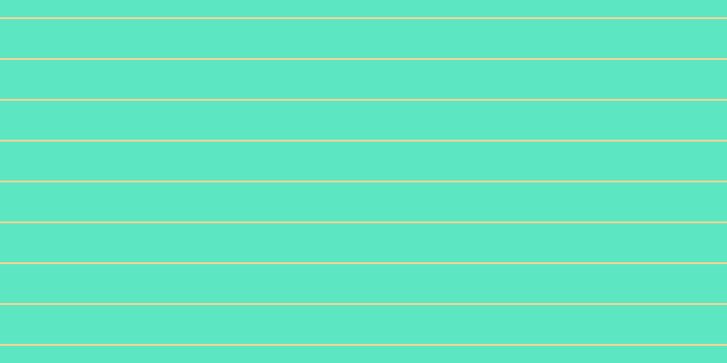 #2adeae (75%), #fcd393 horizontal lines, two pixels wide, forty-three pixels apart