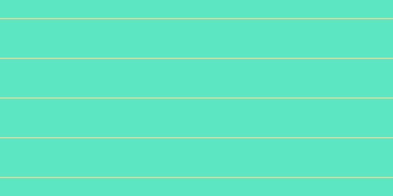 #2adeae (75%), #fcd393 horizontal lines, two pixels wide, seventy-nine pixels apart