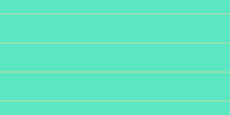 #2adeae (75%), #fcd393 horizontal lines, two pixels wide, ninety-nine pixels apart