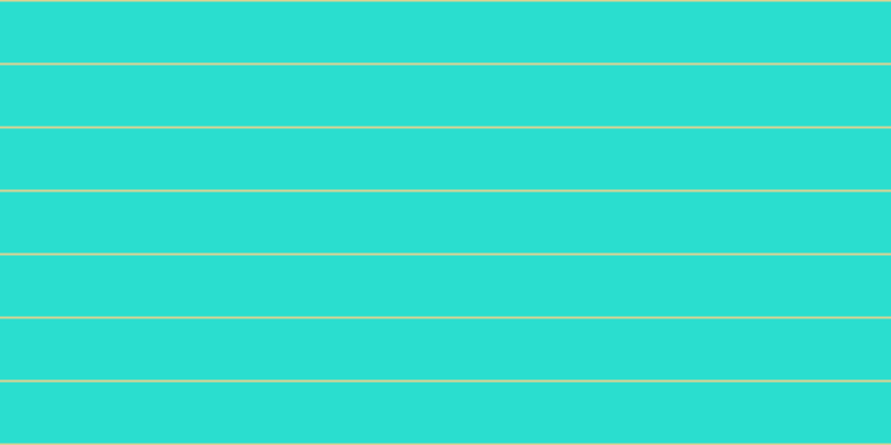 #2adecf, #dbd393 horizontal lines, two pixels wide, fifty-five pixels apart