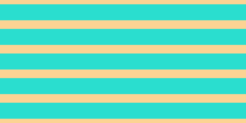 #2adecf, #fcd393 horizontal lines, twenty-eight pixels wide, fifty-two pixels apart