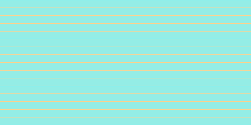 #2adecf (50%), #fcd393 horizontal lines, two pixels wide, twenty-three pixels apart