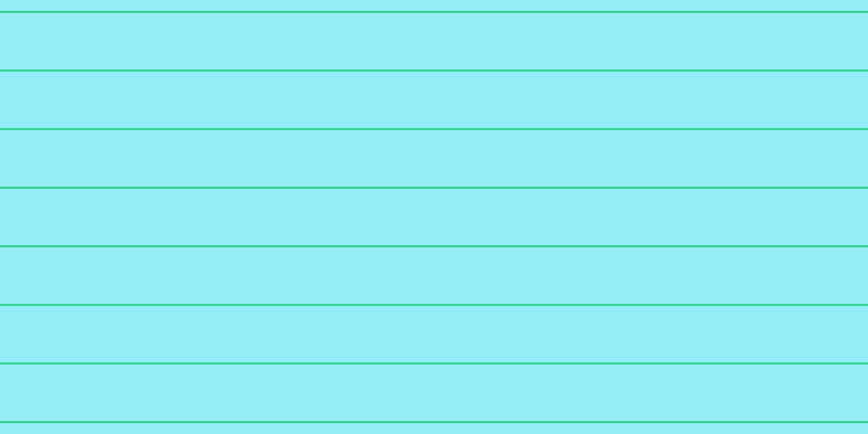 #2adef0 (50%), #36d393 horizontal lines, two pixels wide, fifty-two pixels apart