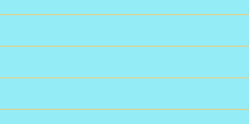 #2adef0 (50%), #dbd393 horizontal lines, four pixels wide, ninety-eight pixels apart