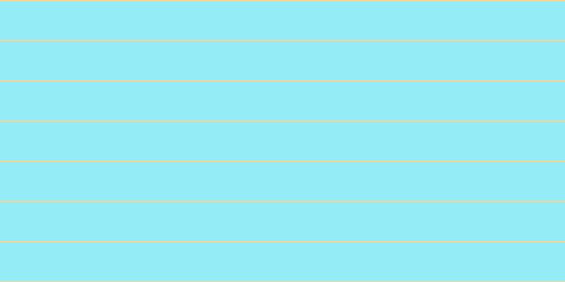 #2adef0 (50%), #fcd393 horizontal lines, two pixels wide, fifty-five pixels apart